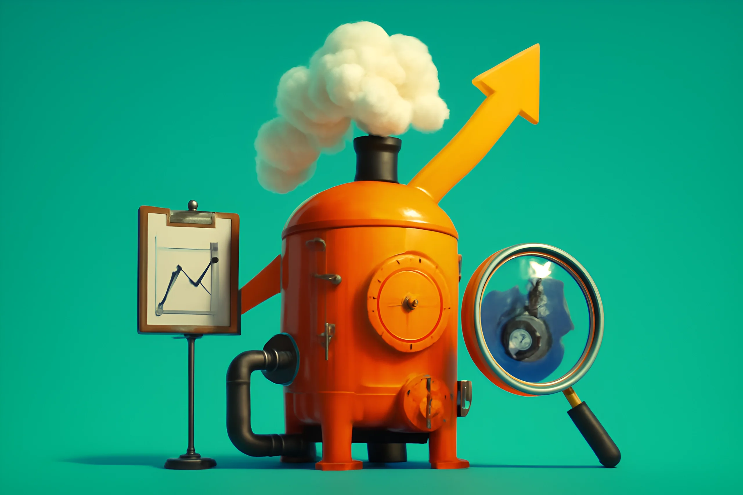 Business Growth Engine Orange steam engine business growth analysis