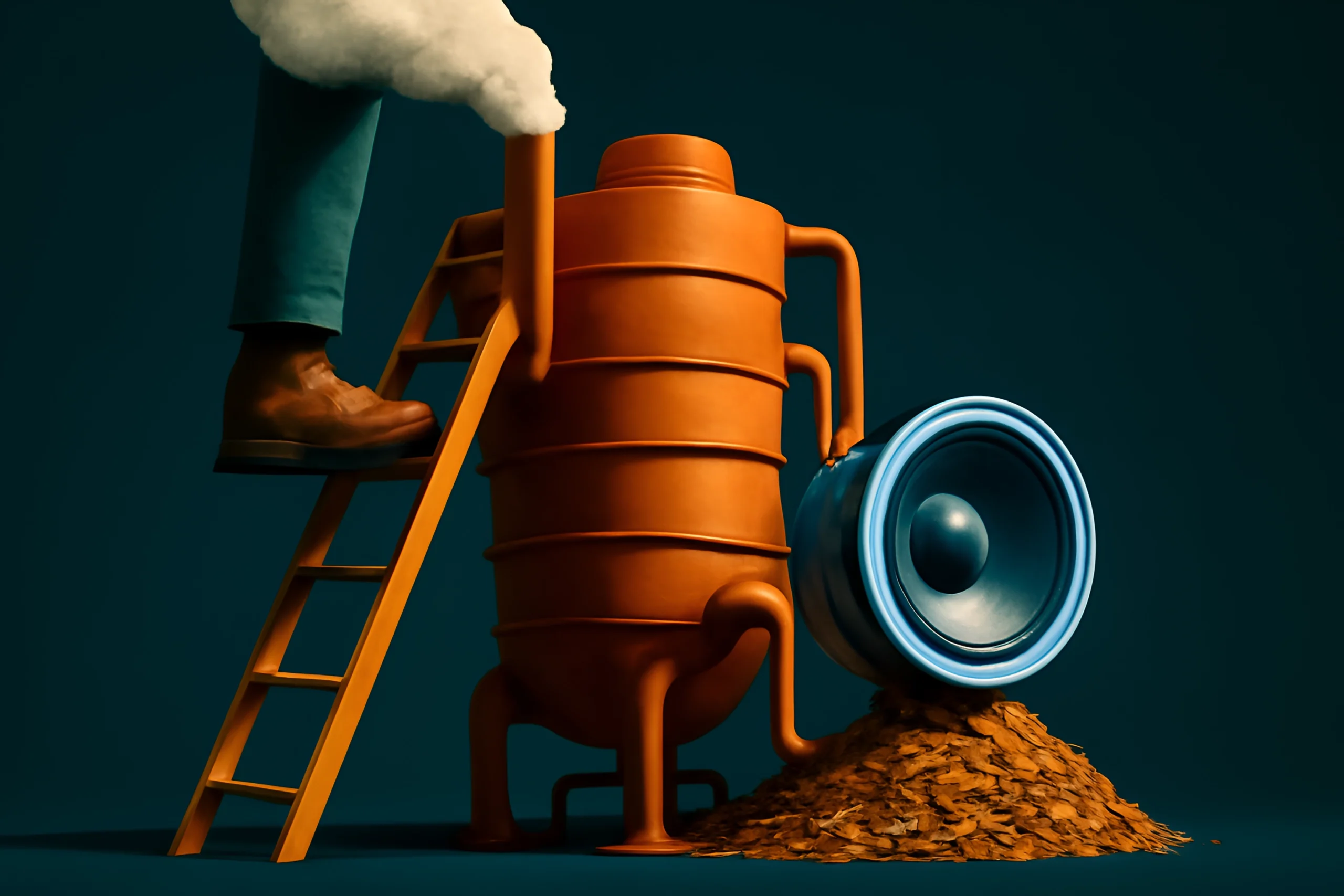 Industrial Machine Equipment Industrial machine ladder steam ventilation